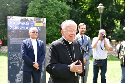 Otwarcie wystawy „Gaude Mater Polonia. Jan Paweł II w Ojczyźnie. 2–10 czerwca 1979” w Krakowie – 6 czerwca 2024. Fot. Żaneta Wierzgacz (IPN)