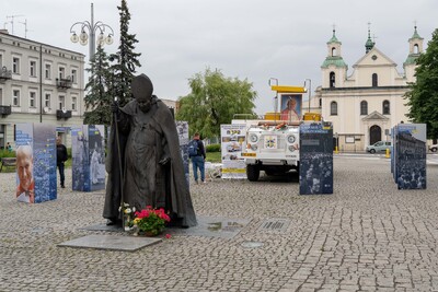 Otwarcie wystawy „Gaude Mater Polonia. Jan Paweł II w Ojczyźnie. 2–10 czerwca 1979” w Częstochowie – 4 czerwca 2024. Fot. Marcin Jurkiewicz (IPN)