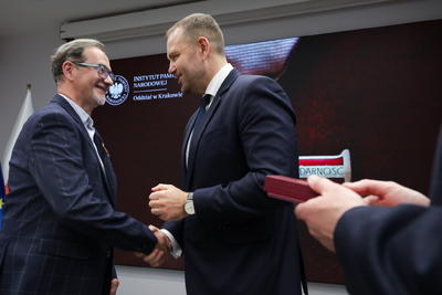 Uroczystość wręczenia Krzyży Wolności i Solidarności oraz medali Reipublicae Memoriae Meritum – Kraków, 7 czerwca 2024. Fot. Mikołaj Bujak (IPN)