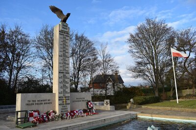 Pogrzeb ppłk. Franciszka Kornickiego, pilota Dywizjonu 303, bohatera Bitwy o Anglię – 30 listopada 2017. Fot. Katarzyna Ratajczak-Sowa / IPN