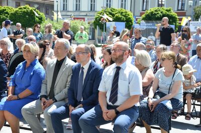 Otwarcie wystawy „Gaude Mater Polonia. Jan Paweł II w Ojczyźnie. 2–10 czerwca 1979” w Nowym Targu – 8 czerwca 2024. Fot. Michał Masłowski (IPN)