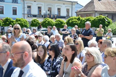 Otwarcie wystawy „Gaude Mater Polonia. Jan Paweł II w Ojczyźnie. 2–10 czerwca 1979” w Nowym Targu – 8 czerwca 2024. Fot. Michał Masłowski (IPN)