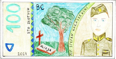 II miejsce w kategorii wiekowej 9–11 lat: Marcel Typa, Szkoła Podstawowa nr 8 w Tomaszowie Mazowieckim, bohater: Stefan Karaszewski