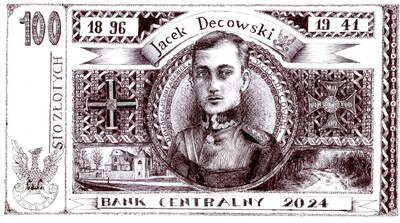 II miejsce w kategorii wiekowej 12–14 lat: Antoni Zalewski, Zespół Szkolno-Przedszkolny w Borzęcinie Dużym, bohater: Jacek Decowski