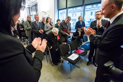 Obchody 75. rocznicy utworzenia Rady Pomocy Żydom „Żegota” – Warszawa, 1 grudnia 2017