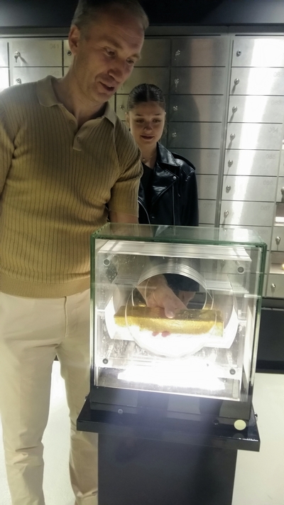 Zwiedzanie Centrum Pieniądza NBP im. Sławomira S. Skrzypka w Warszawie – 11 czerwca 2024. Fot. Marta Snarska (IPN)