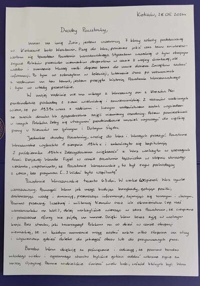 Rozstrzygnięcie konkursu „Powstańcy Warszawscy – Pamiętamy o Was!” – Warszawa, 18 czerwca 2024