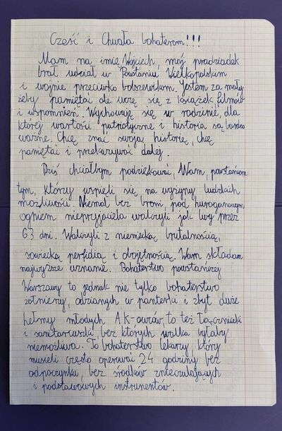 Rozstrzygnięcie konkursu „Powstańcy Warszawscy – Pamiętamy o Was!” – Warszawa, 18 czerwca 2024