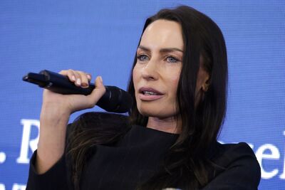 Debata „Edukacja dla pamięci” – 19 czerwca 2024. Na zdj. dyrektor Biura Nowych Technologii IPN Magdalena Hajduk. Fot. Mikołaj Bujak (IPN)