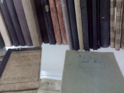 Fragment ekspozycji w Muzeum Polaków Ratujących Żydów podczas II wojny światowej im. Rodziny Ulmów w Markowej