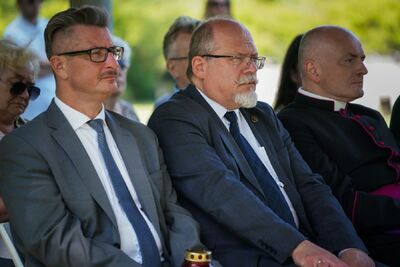 Obchody upamiętniające 84. rocznicę egzekucji więźniów Pawiaka w Palmirach – 21 czerwca 2024. Fot. Mateusz Niegowski (IPN)