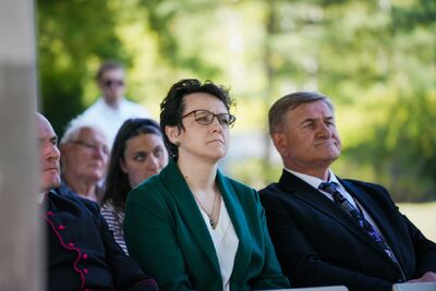 Obchody upamiętniające 84. rocznicę egzekucji więźniów Pawiaka w Palmirach – 21 czerwca 2024. Fot. Mateusz Niegowski (IPN)