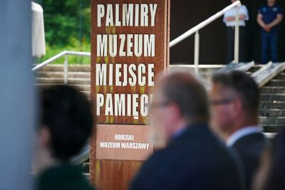 Obchody upamiętniające 84. rocznicę egzekucji więźniów Pawiaka w Palmirach – 21 czerwca 2024. Fot. Mateusz Niegowski (IPN)