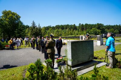 Obchody upamiętniające 84. rocznicę egzekucji więźniów Pawiaka w Palmirach – 21 czerwca 2024. Fot. Mateusz Niegowski (IPN)