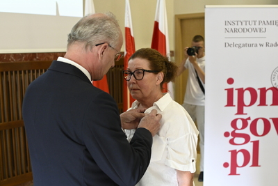 Krzyże Wolności i Solidarności wręczone działaczom opozycji antykomunistycznej z lat 1976–1989 – Radom, 25 czerwca 2024. Fot. Michał Adamczyk (IPN)