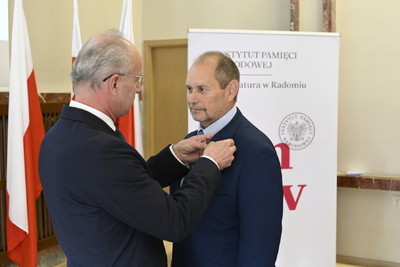 Krzyże Wolności i Solidarności wręczone działaczom opozycji antykomunistycznej z lat 1976–1989 – Radom, 25 czerwca 2024. Fot. Michał Adamczyk (IPN)