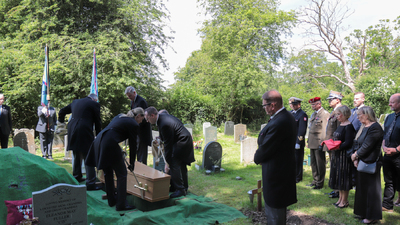 Pożegnanie por. Mieczysława Frąckiewicza – fot. dyr. Adam Siwek