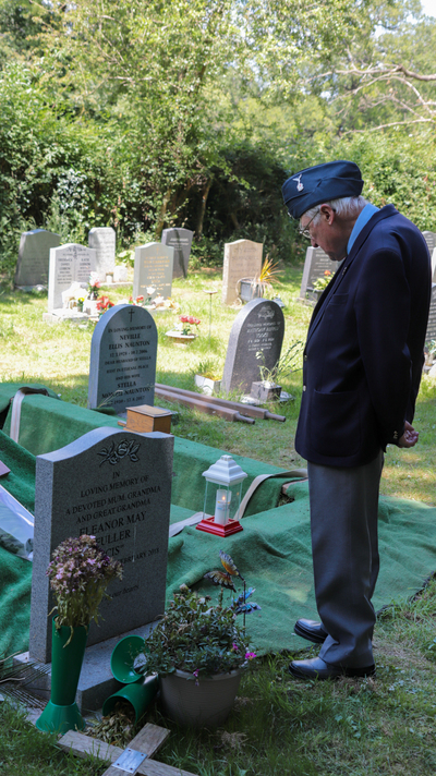 Pożegnanie por. Mieczysława Frąckiewicza – fot. dyr. Adam Siwek