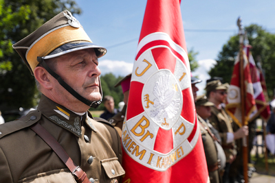 Obchody 80. rocznicy operacji „Ostra Brama” – Bogusze, 6 lipca 2024. Fot. Mikołaj Bujak (IPN)