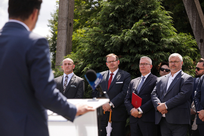 Obchody 80. rocznicy operacji „Ostra Brama” – Bogusze, 6 lipca 2024. Fot. Mikołaj Bujak (IPN)