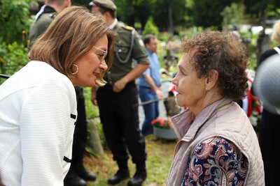 Trzeci dzień obchodów 80. rocznicy operacji „Ostra Brama” w Kalwarii Wileńskiej i Kolonii Wileńskiej – 8 lipca 2024. Fot. Paula Prudziłowicz (IPN)