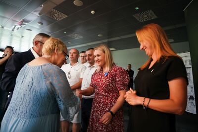 Uroczyste wręczenie Krzyży Obrońców Wołynia – Chełm, 12 lipca 2024. Fot. Mateusz Niegowski (IPN)