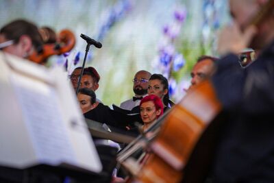 Koncert wieńczący uroczystości w Chełmie, upamiętniające ofiary ludobójstwa na Wołyniu – 12 lipca 2024. Fot. Mateusz Niegowski (IPN)