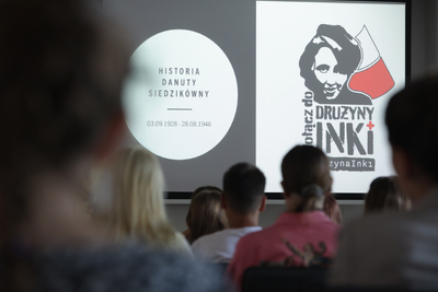 Zajęcia poświęcone Danucie Siedzikównie „Ince” – Gdańsk, 18 lipca 2024. Fot. Mikołaj Bujak (IPN)