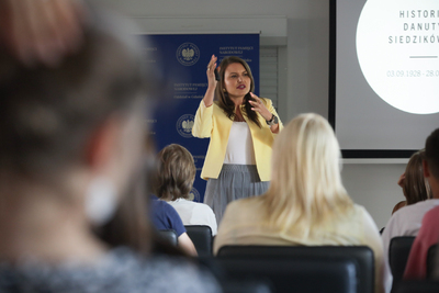 Zajęcia poświęcone Danucie Siedzikównie „Ince” – Gdańsk, 18 lipca 2024. Fot. Mikołaj Bujak (IPN)