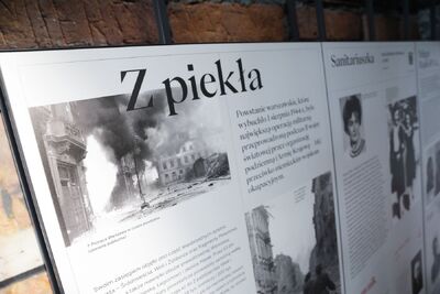 Otwarcie wystawy „Z piekła do piekła z okazji 80. rocznicy wybuchu Powstania Warszawskiego – Warszawa, 31 lipca 2024. Fot. Mikołaj Bujak (IPN)