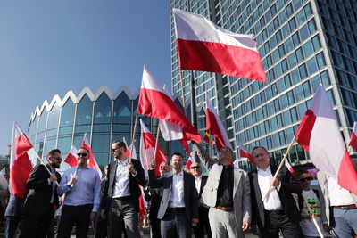 Marsz Powstania Warszawskiego – 1 sierpnia 2024. Fot. Mikołaj Bujak (IPN)