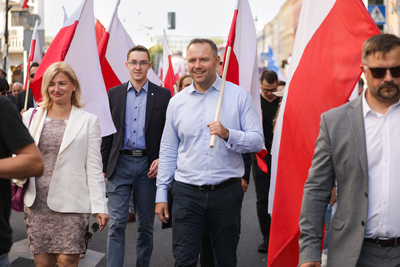 Marsz Powstania Warszawskiego – 1 sierpnia 2024. Fot. Mikołaj Bujak (IPN)