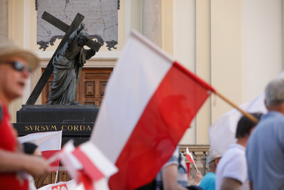 Marsz Powstania Warszawskiego – 1 sierpnia 2024. Fot. Mikołaj Bujak (IPN)