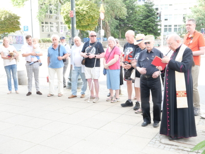 Hołd poległym w 80. rocznicę zdobycia przez żołnierzy batalionu „Chrobry” posterunku żandarmerii niemieckiej Nordwache – Warszawa, 3 sierpnia 2024 r. Fot. Krzysztof Wojciechowski (IPN)