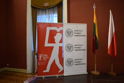 Konferencja „Bez emocji Polsko-litewski dialog o Józefie Piłsudskim” zorganizowana przez IPN, Instytut Historii Litwy, Wydział Hstorii Uniwersytetu Wileńskiego i Instytut Polski w Wilnie 5-6 grudnia 2017r. w Wileńskim Ratuszu