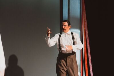 „Trzy razy On” – rzecz o Wincentym Witosie. Fot. Dawid Kopaniszyn