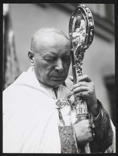 Prymas Stefan Wyszyński (fot. ze zbiorów cyfrowych Biblioteki Narodowej)