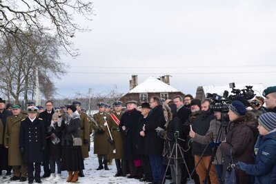 Obchody 150 rocznicy urodzin Marszałka Piłsudskiego w Zułowie, miejscu urodzin Marszałka