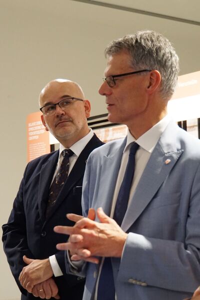 Otwarcie wystawy „Sąd Wojenny Rzeszy 1936–1945. Narodowosocjalistyczne sądownictwo wojskowe i zwalczanie ruchu oporu w Europie” – Halle, 29 sierpnia 2024. Fot. Sebastian Kaniewski (IPN)