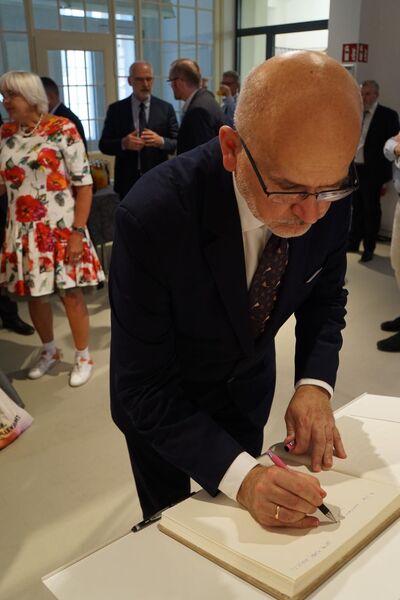 Otwarcie wystawy „Sąd Wojenny Rzeszy 1936–1945. Narodowosocjalistyczne sądownictwo wojskowe i zwalczanie ruchu oporu w Europie” – Halle, 29 sierpnia 2024. Fot. Sebastian Kaniewski (IPN)