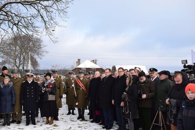 Obchody 150 rocznicy urodzin Marszałka Piłsudskiego w Zułowie, miejscu urodzin Marszałka