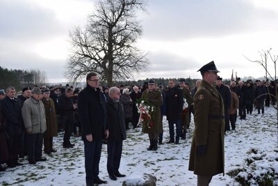 Obchody 150 rocznicy urodzin Marszałka Piłsudskiego w Zułowie, miejscu urodzin Marszałka