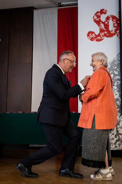 Uroczystość wręczenia Krzyży Wolności i Solidarności działaczom opozycji niepodległościowej z lat 1956–1989 – Gdańsk, 30 sierpnia 2024. Fot. Roman Jocher