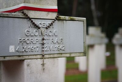 Delegacja IPN na Polskim Cmentarzu Wojennym w Lommel – 4 września 2024. Fot. Mateusz Niegowski (IPN)