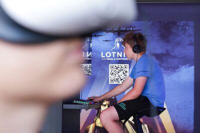 Prezentacja Mobilnego Przystanku Historia Przyszłości w Stalowej Woli – 5 września 2024. Fot. Mikołaj Bujak (IPN)