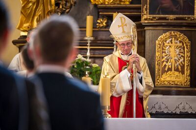 Uroczystości upamiętniające 341. rocznicę Odsieczy Wiedeńskiej oraz 41. rocznicę wizyty na Kahlenbergu Ojca Świętego Jana Pawła II – Wiedeń, 8 września 2024. Fot. Krzysztof Łojko (IPN)