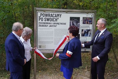 Uroczystości 78. rocznicy zbrodni na żołnierzach NSZ oddziału kpt. Henryka Flamego ps. Bartek – Stary Grodków, Malerzowice Wielkie, 8 września 2024. Fot. Denis Olejak (IPN)