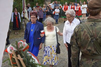 Uroczystości 78. rocznicy zbrodni na żołnierzach NSZ oddziału kpt. Henryka Flamego ps. Bartek – Stary Grodków, Malerzowice Wielkie, 8 września 2024. Fot. Denis Olejak (IPN)