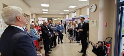 Otwarcie wystawy „Szlaki Nadziei. Odyseja Wolności.” w Steenvoorde – 5 września 2024. Fot. Konrad Białecki (IPN)