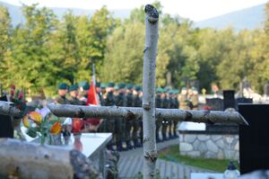 80. rocznica niemieckiej pacyfikacji Wiśniowej i okolicznych miejscowości. Fot. Janusz Ślęzak (IPN)